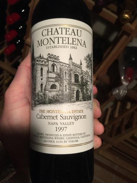 1996 Chateau Montelena Cabernet Sauvignon The Montelena Estate