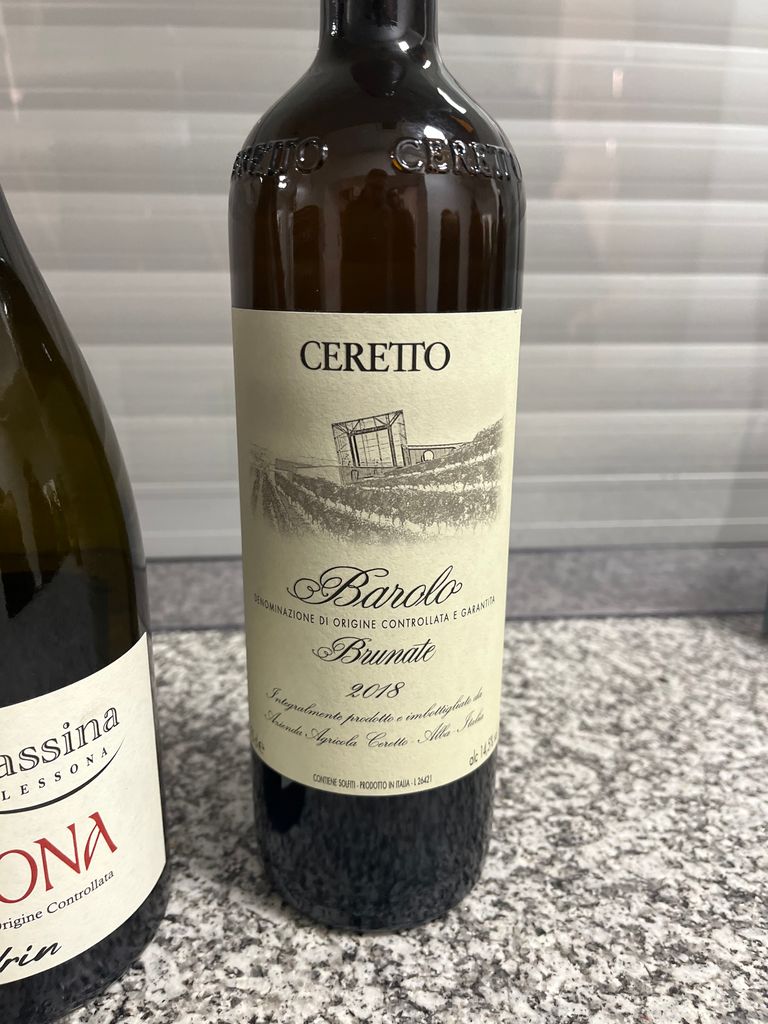 2018 Ceretto Barolo Brunate CellarTracker