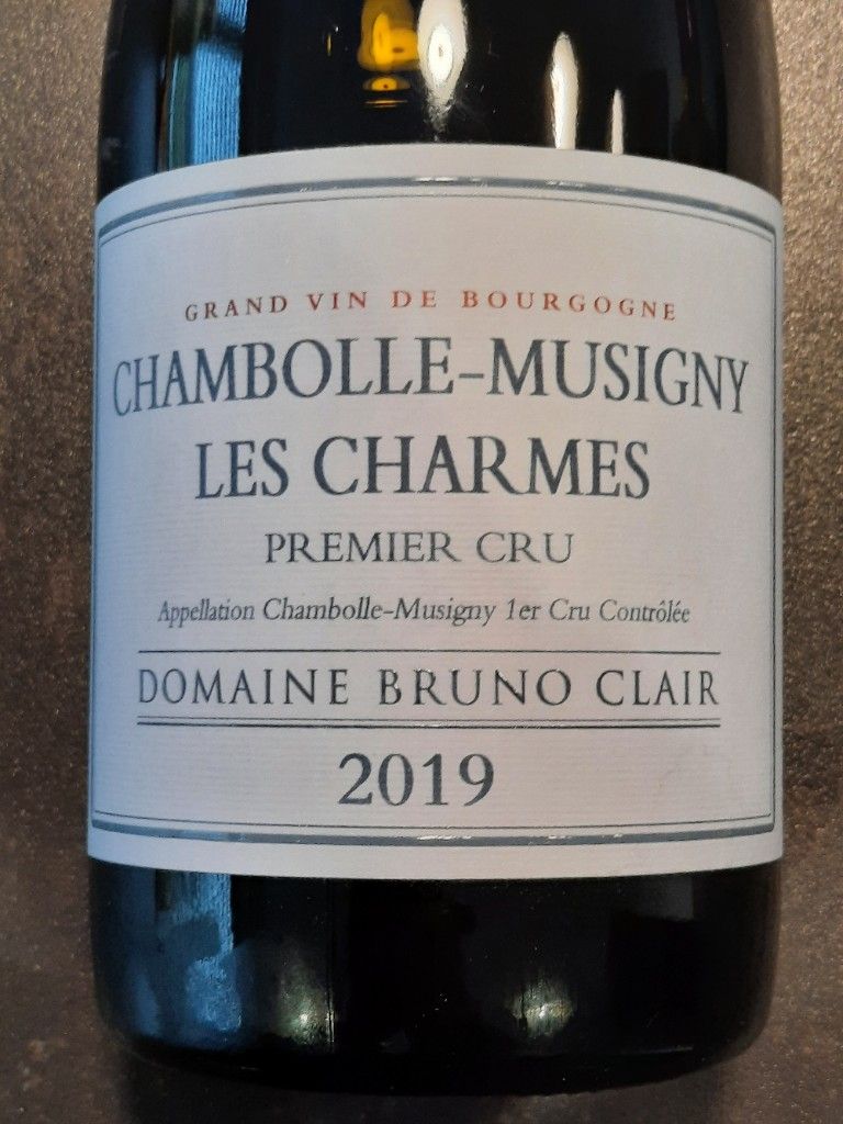 2019 Domaine Bruno Clair Chambolle-Musigny 1er Cru Les