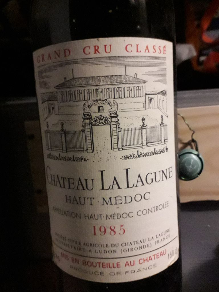 【希少古酒】シャトー・ラ・ラギューヌCHATEAU LA LAGUNE 1980 1985 Château La Lagune - CellarTracker