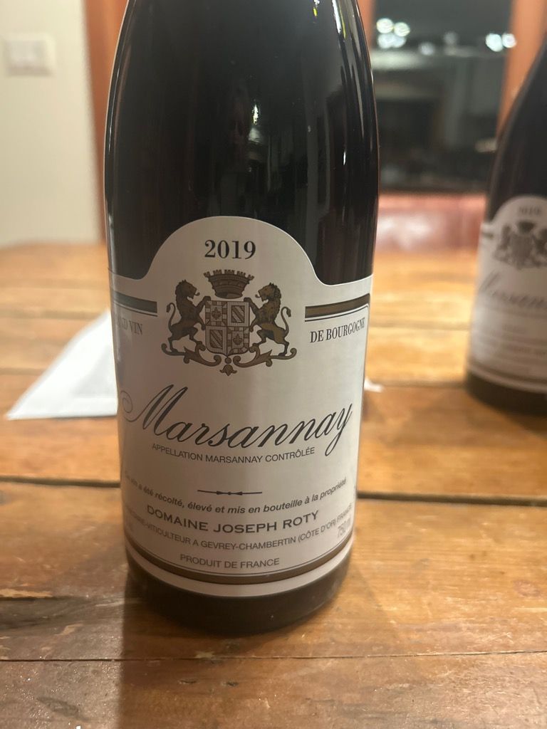 2019 Domaine Joseph Roty Marsannay - CellarTracker