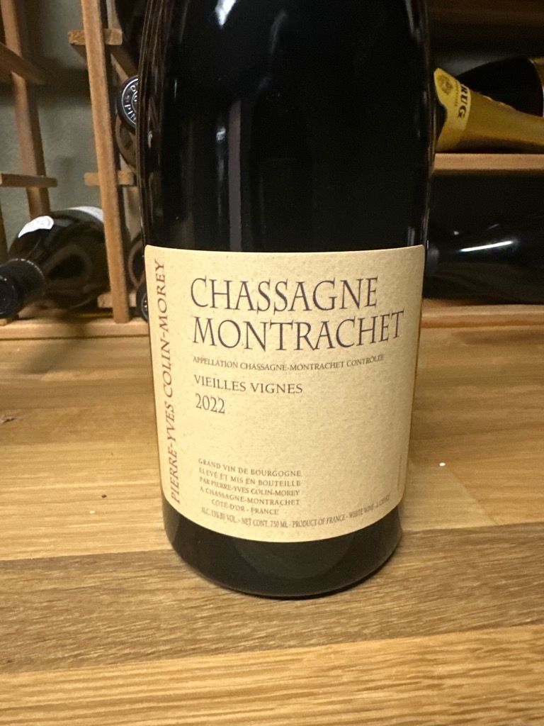 2022 Pierre-Yves Colin-Morey Chassagne-Montrachet Vieilles Vignes