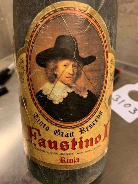 1974 Faustino Rioja Faustino I Gran Reserva - CellarTracker