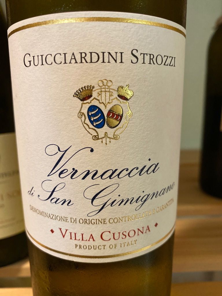 2020 Guicciardini Strozzi Vernaccia di San Gimignano Villa Cusona ...