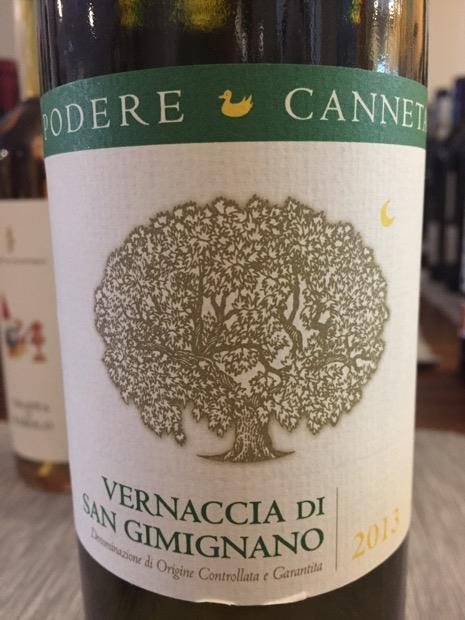 2013 Podere Canneta Vernaccia di San Gimignano, Italy, Tuscany, San ...