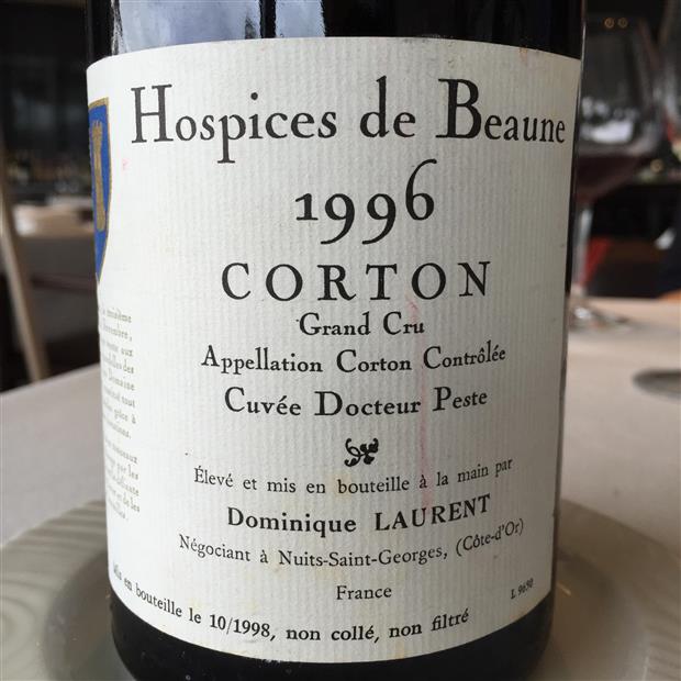 1996 Hospices de Beaune Corton-Cuvée Docteur Peste Dominique