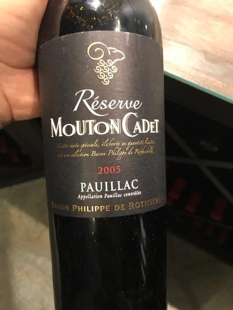 2003 Mouton Cadet Pauillac Reserve - CellarTracker