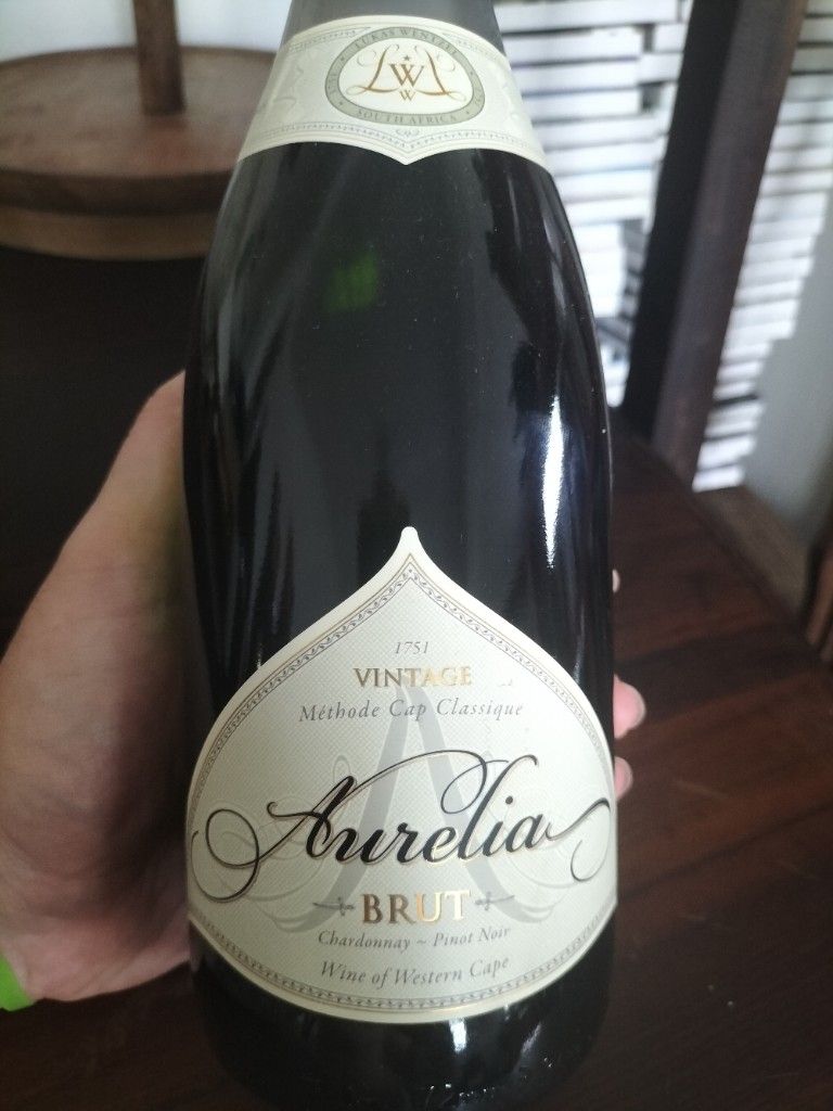 2020 Aurelia Brut Sparkling Wine, South Africa, Coastal Region, Darling