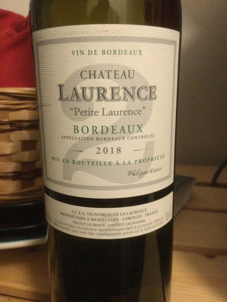 2020 Château Laurence Petite Laurence Blanc - CellarTracker