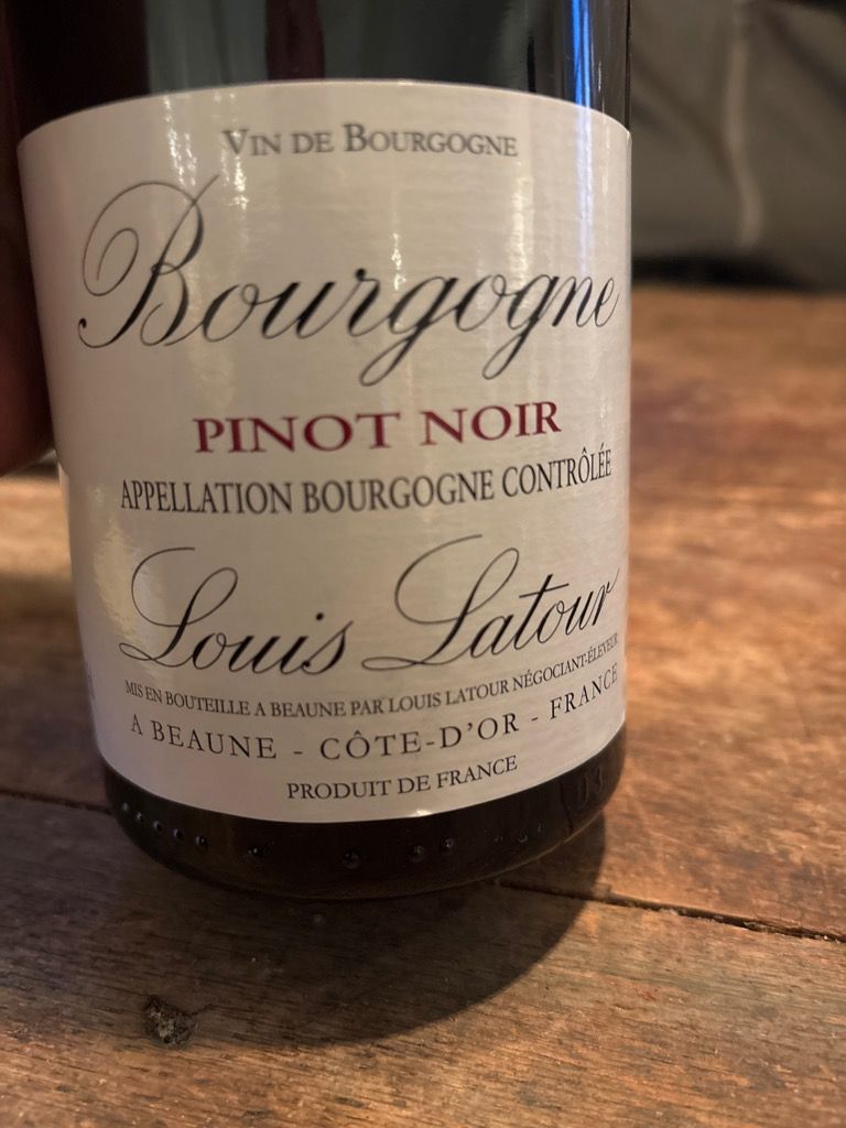 2022 Louis Latour Pinot Noir Bourgogne - CellarTracker