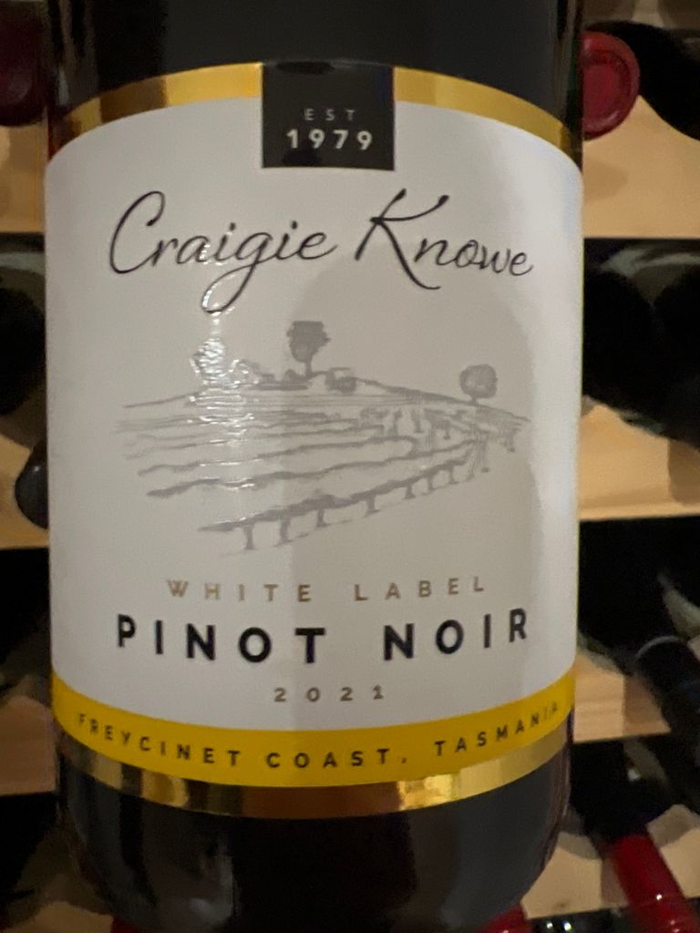 2021 Craigie Knowe Pinot Noir (White Label), Australia, Tasmania, East ...