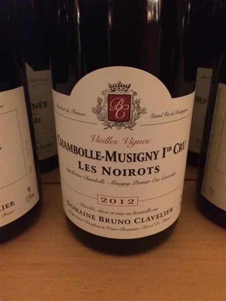 2010 Domaine Bruno Clavelier Chambolle-Musigny 1er Cru Les Noirots