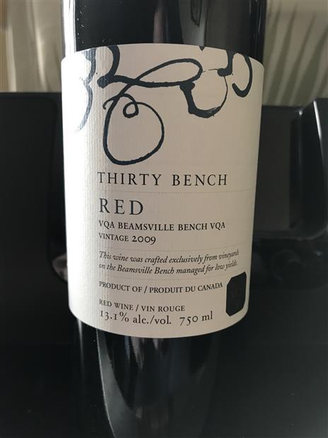 2007 Thirty Bench Red Canada Ontario Niagara Peninsula