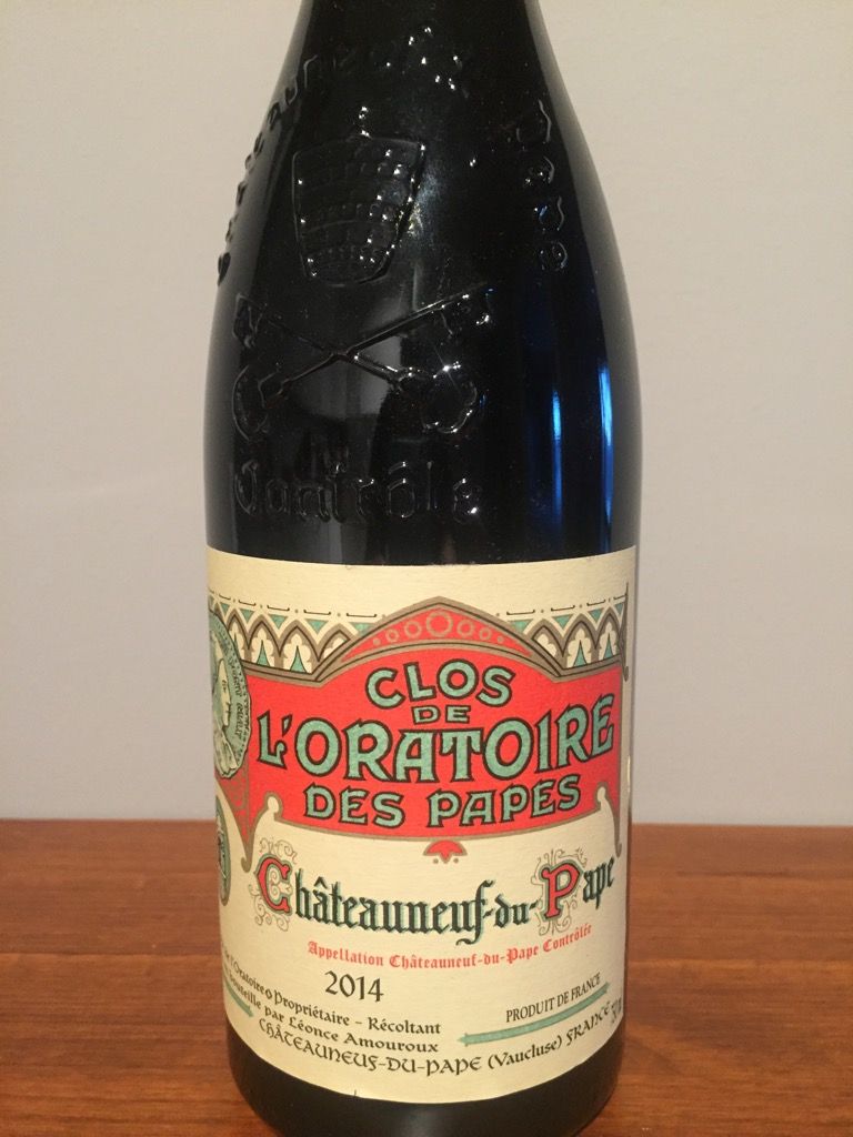 2014 Clos de l'Oratoire des Papes Châteauneuf-du-Pape
