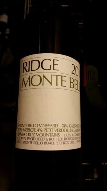 2010 Ridge Monte Bello - CellarTracker