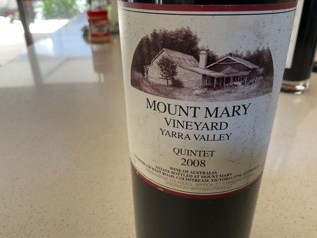 2008 Mount Mary Quintet - CellarTracker