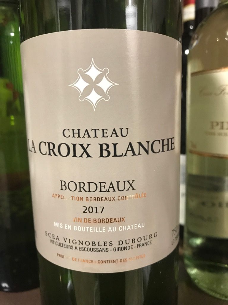 2017 Château La Croix Blanche Blanc, France, Bordeaux - CellarTracker