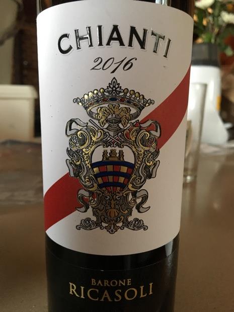 2016 Barone Ricasoli Chianti, Italy, Tuscany, Chianti - CellarTracker