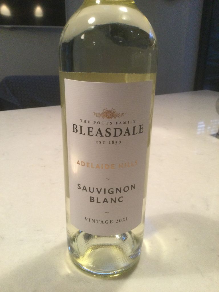 2022 Bleasdale Sauvignon Blanc, Australia, South Australia, Mount Lofty