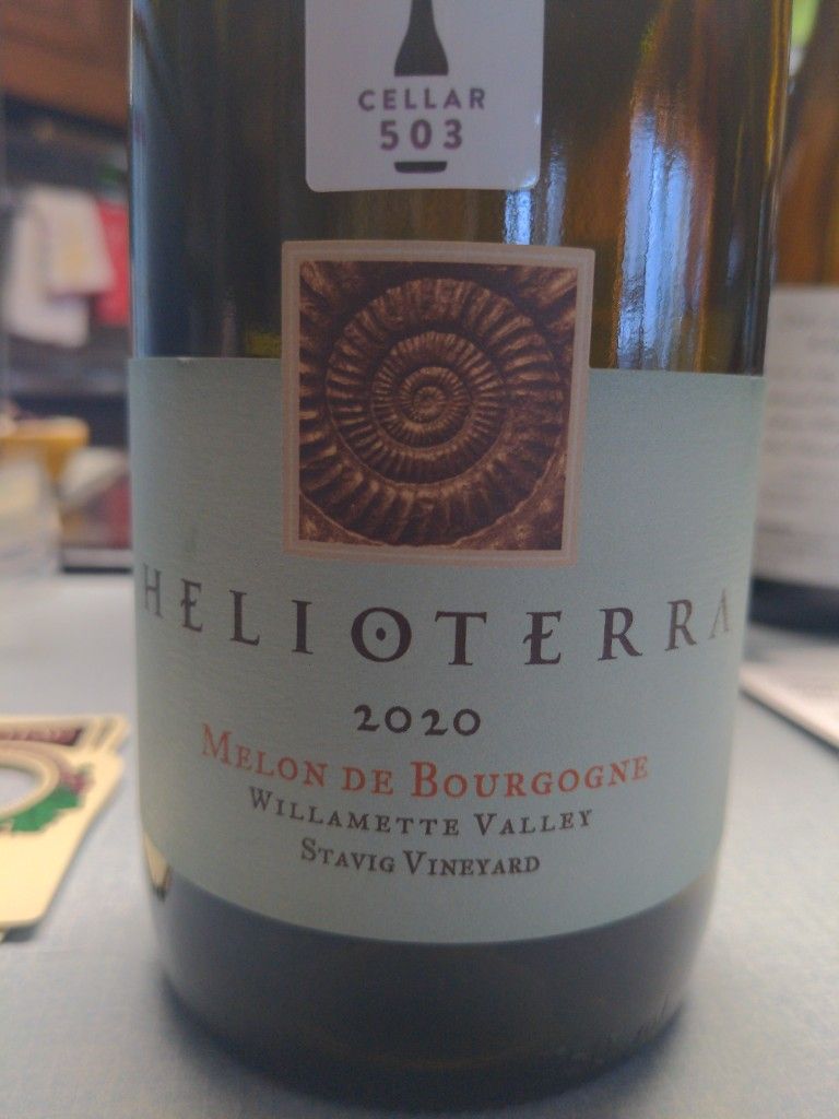 2021 Helioterra Melon de Bourgogne, USA, Oregon, Willamette Valley