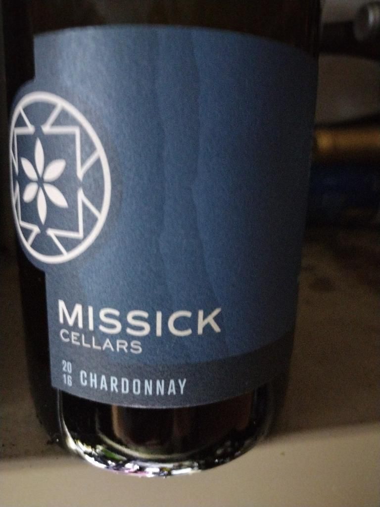 2017 Missick Cellars Chardonnay, USA, New York, Finger Lakes, Seneca