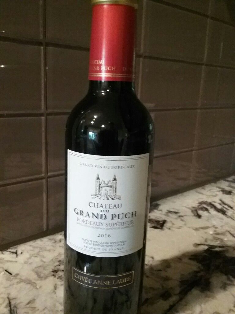 2016 Château Du Grand Puch, France, Bordeaux, Bordeaux Supérieur ...