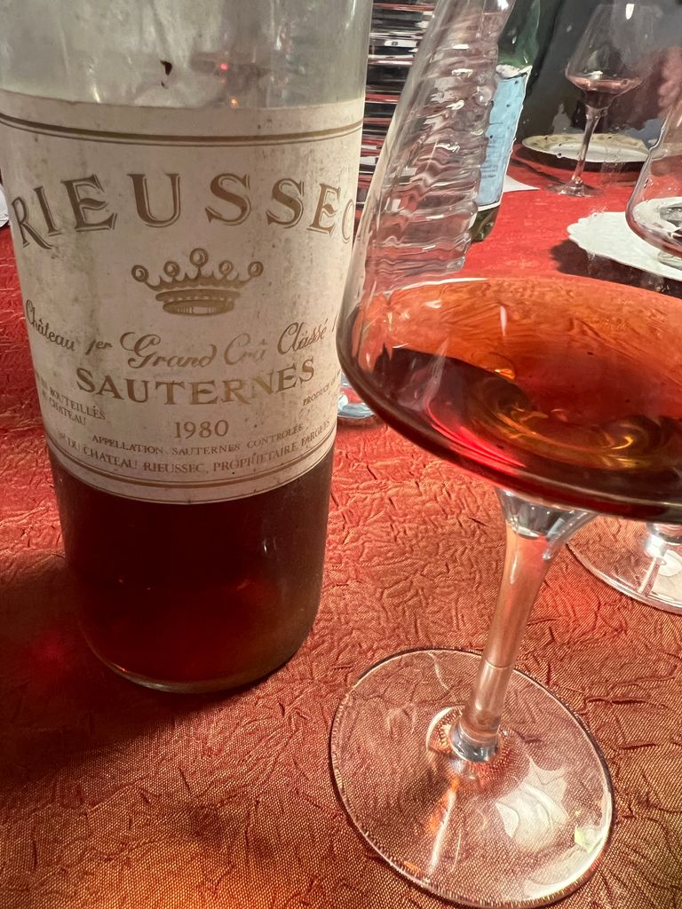 1980 Château Rieussec - CellarTracker