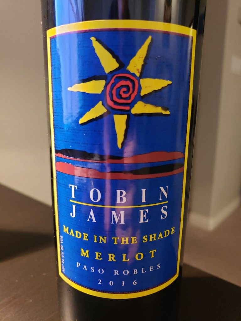 2016 Tobin James Merlot, USA, California, Central Coast, Paso Robles ...