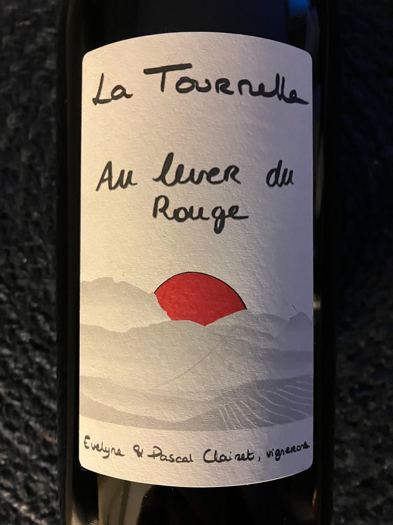 2021 Evelyne et Pascal Clairet Arbois Au Lever du Rouge Domaine de 