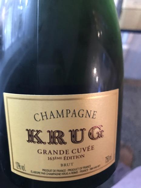 N.V. Krug Champagne Brut Grande Cuvée Edition 166eme - CellarTracker
