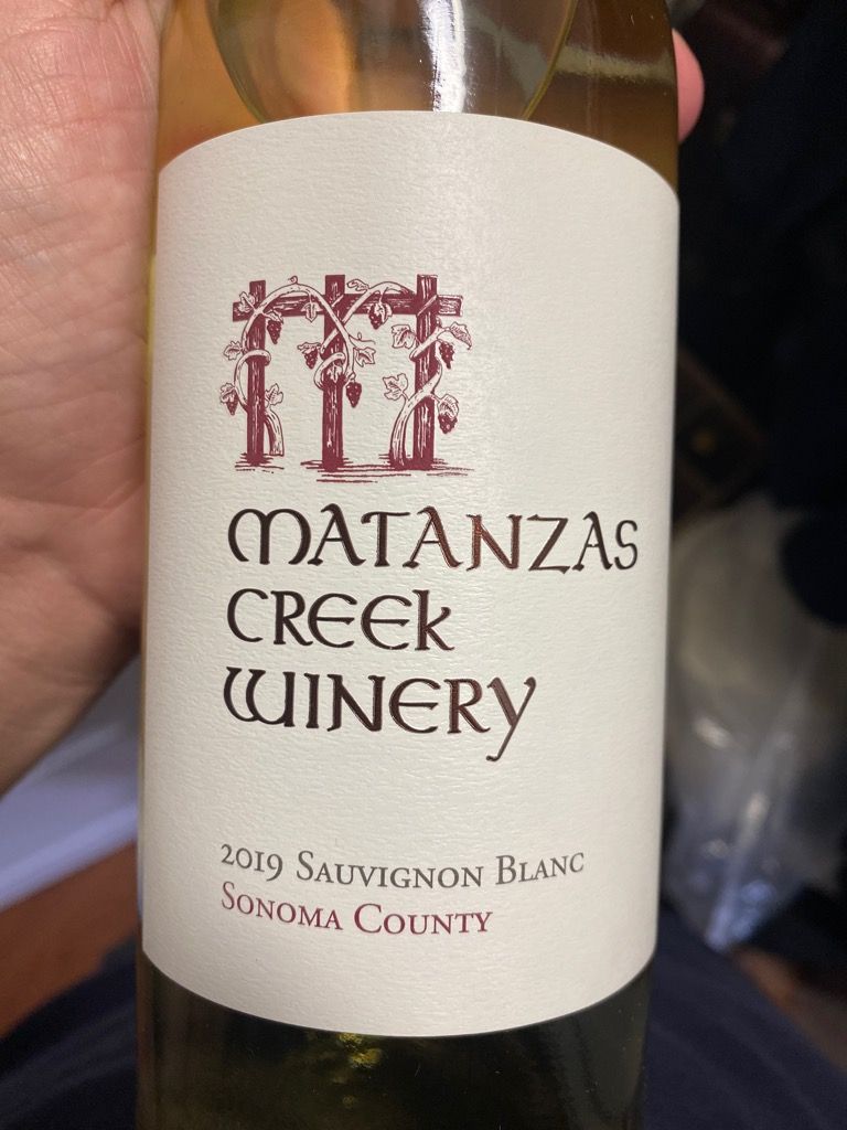 2019 Matanzas Creek Winery Sauvignon Blanc, USA, California, Sonoma ...