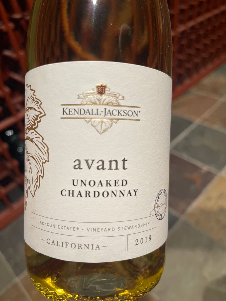 2018 KendallJackson Chardonnay Avant, USA, California CellarTracker