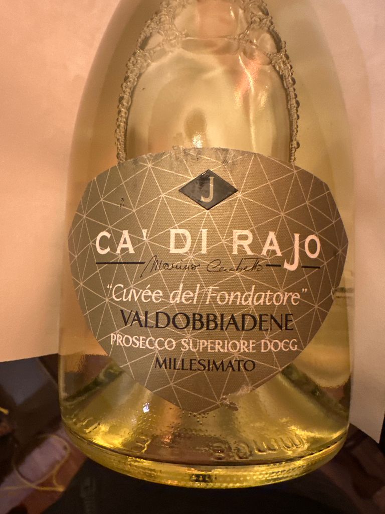 2023 S.a. Ca' Di Rajo Di Cecchetto Bortolo Valdobbiadene Prosecco 