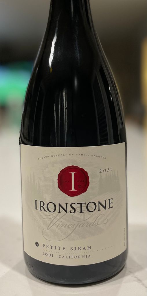 2021 Ironstone Vineyards Petite Sirah, USA, California, Central Valley