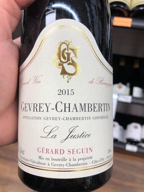 2015 Gérard Seguin Gevrey-Chambertin Terroir du Domaine
