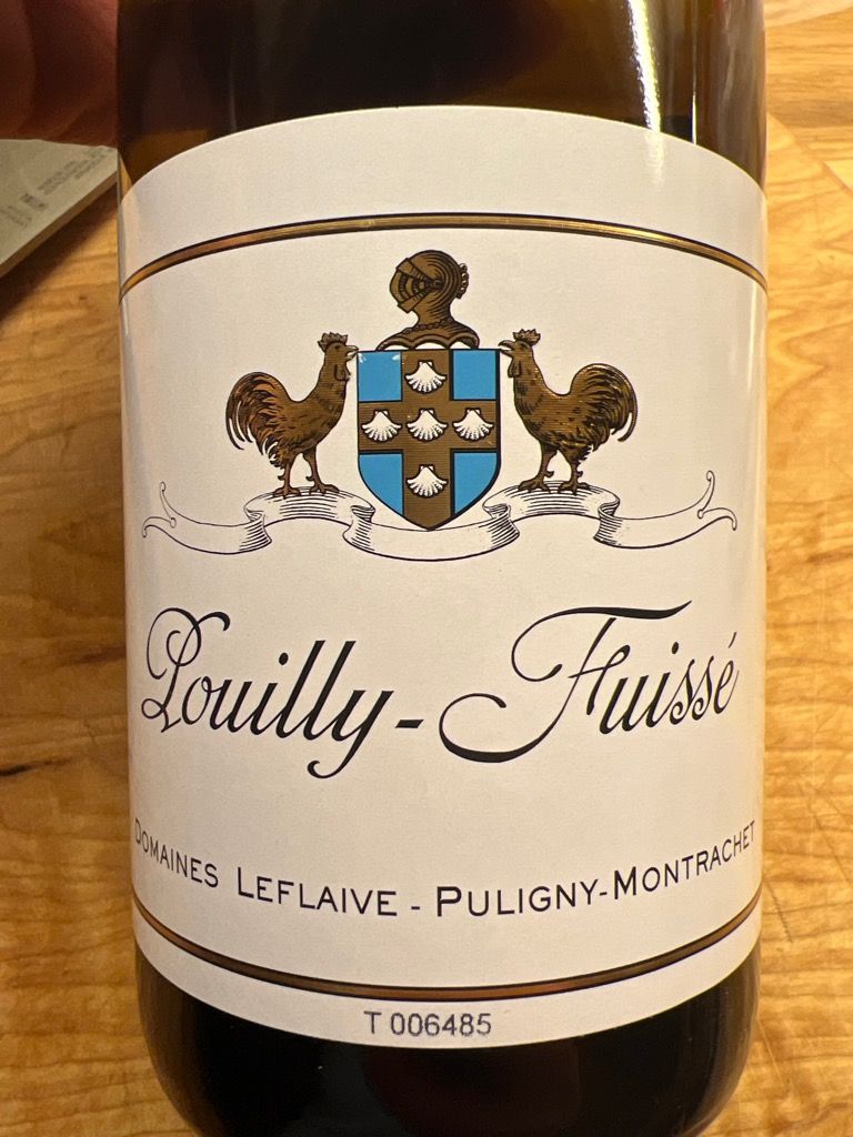 2022 Domaine Leflaive Pouilly-Fuissé - CellarTracker