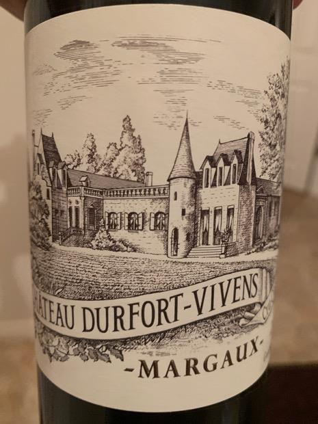 Château Durfort-Vivens 1964 Margauxセラー保管 2022 Château Durfort-Vivens - CellarTracker
