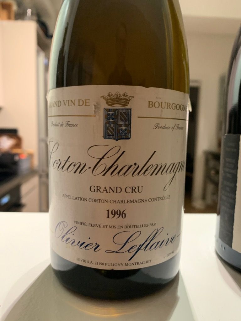 1996 Olivier Leflaive Corton-Charlemagne - CellarTracker