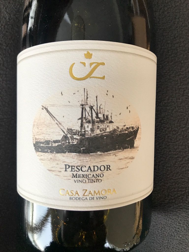 2017 Casa Zamora Tempranillo Pescador Mexicano, Mexico, Baja California