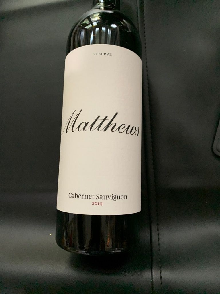 2019 Matthews Sauvignon Reserve, USA, Washington, Columbia