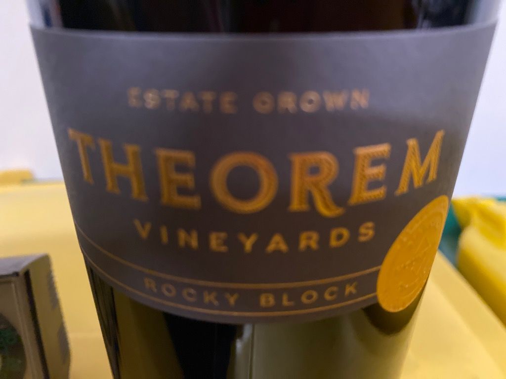 2019 theorem vineyards cabernet sauvignon rocky block usa california