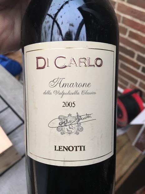 2005 Lenotti Amarone della Valpolicella Classico Di Carlo, Italy ...