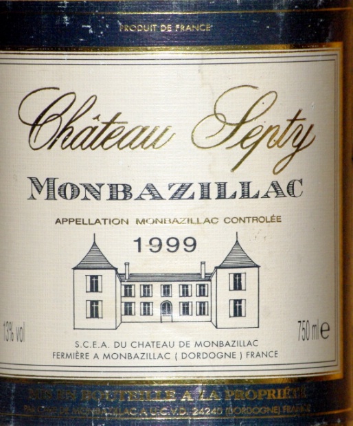 1999 Château Septy Monbazillac, France, Southwest France, Dordogne
