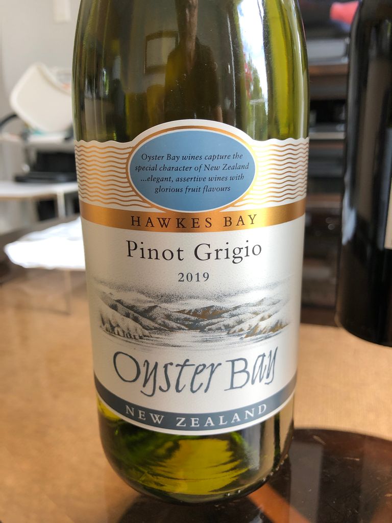 2020 Oyster Bay Pinot Grigio, New Zealand, North Island, Hawke's Bay ...