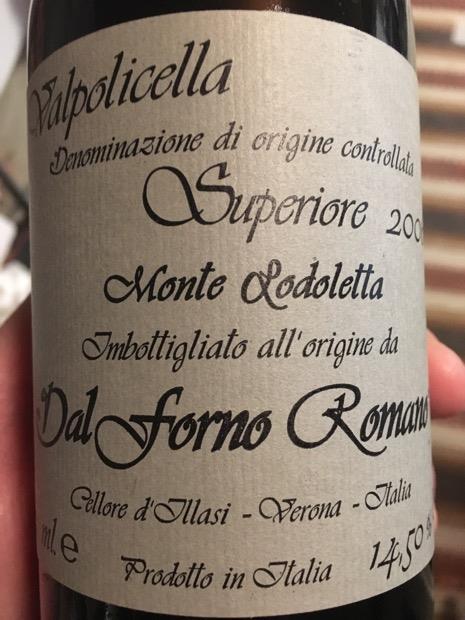 2007 Romano Dal Forno Valpolicella Superiore Vigneto di Monte