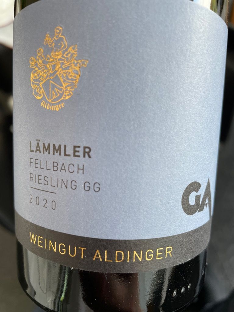 2023 Weingut Aldinger Fellbacher Lämmler Riesling Großes Gewächs ...