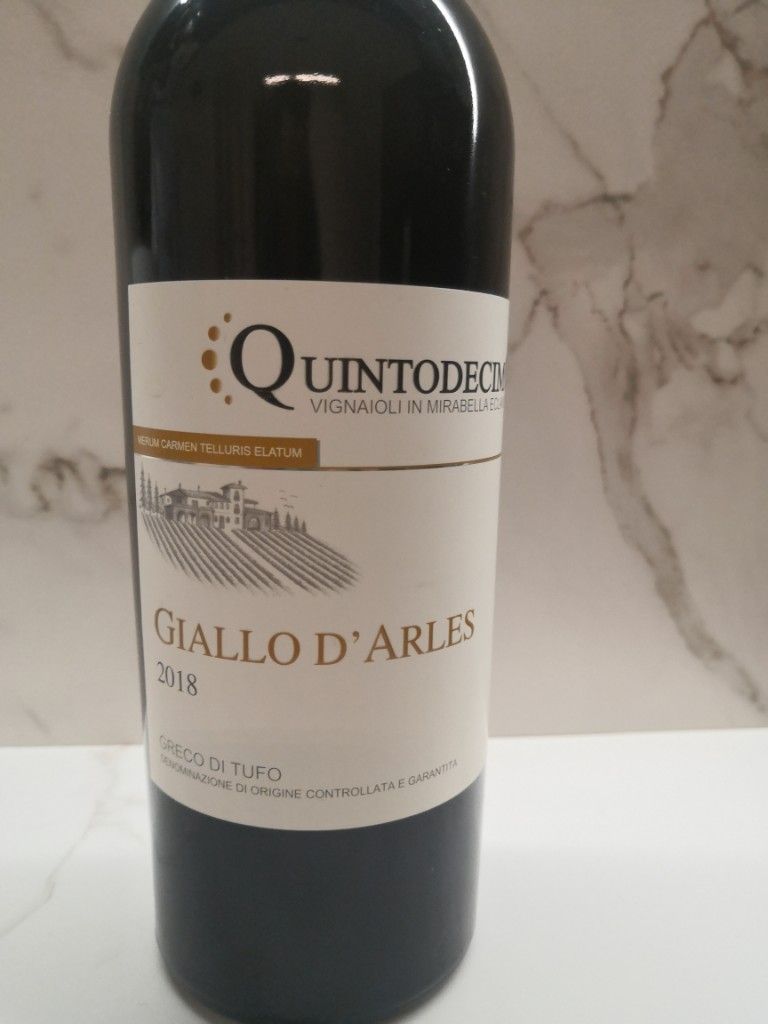 greco di tufo  giallo d' arles