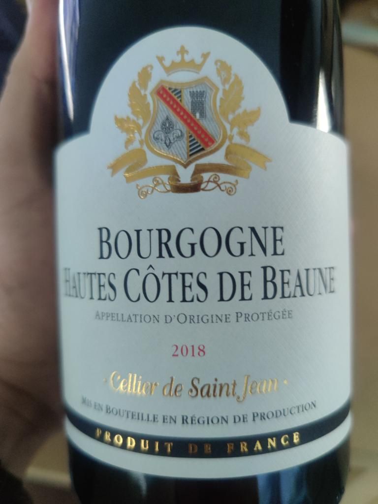 - Bourgogne de Saint CellarTracker 2018 Cellier Beaune Jean Hautes-Côtes de Rouge
