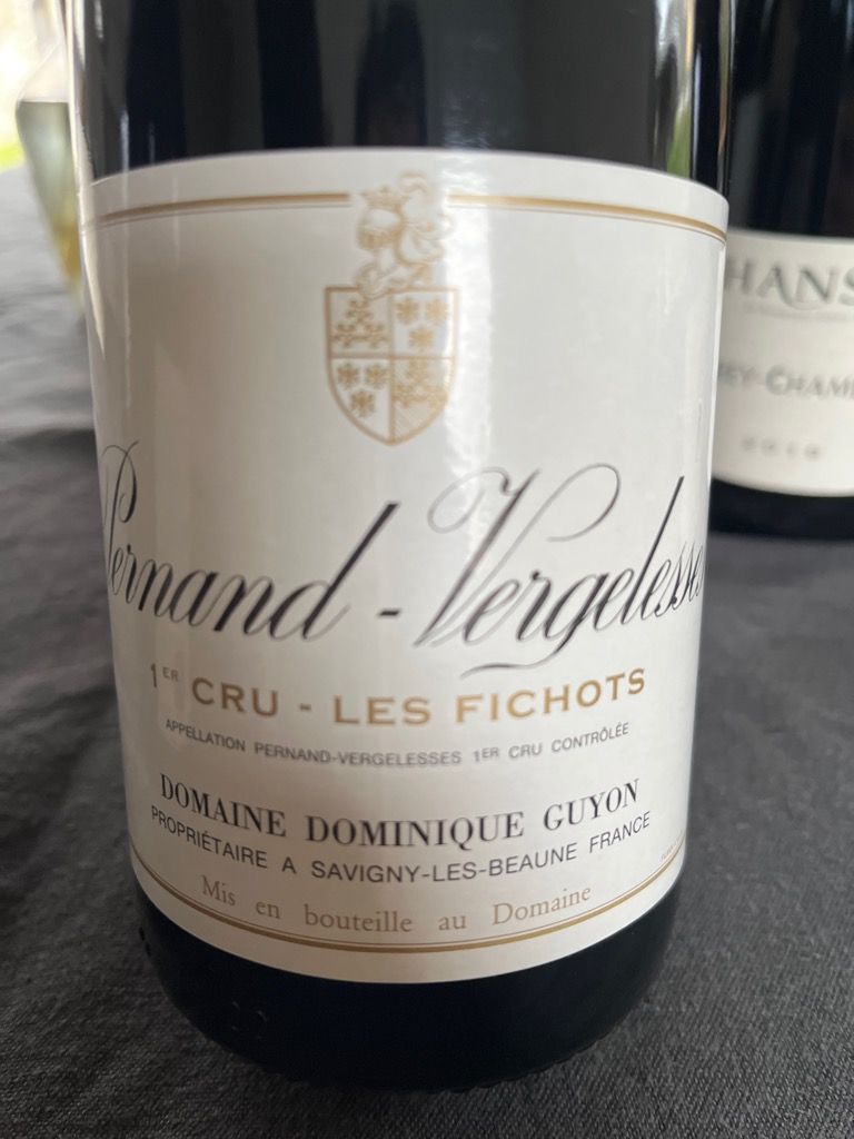 2019 Dominique Guyon Pernand-Vergelesses 1er Cru Les Fichots, France ...