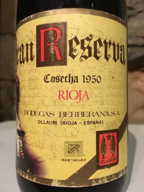 2001 Berberana Rioja Gran Reserva Viña Alarde - CellarTracker